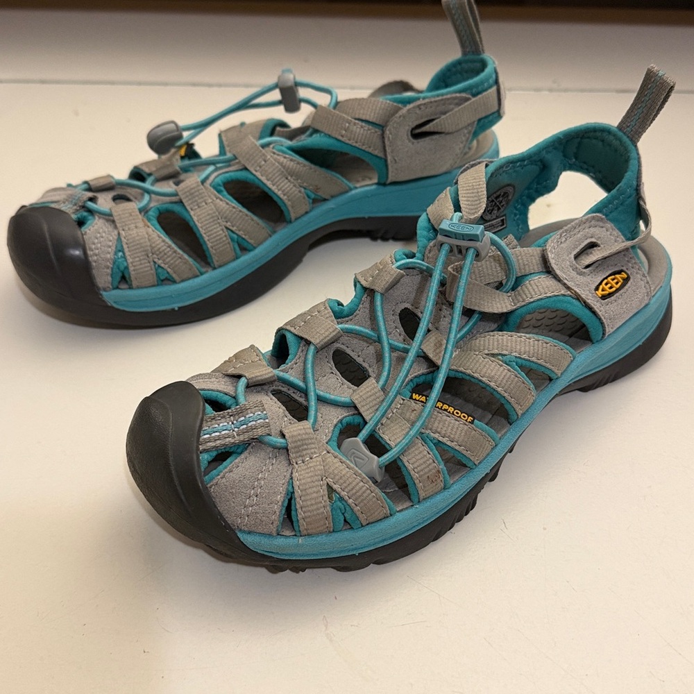 Keen aqua grey water sandals sz 7 - Picture 10 of 10